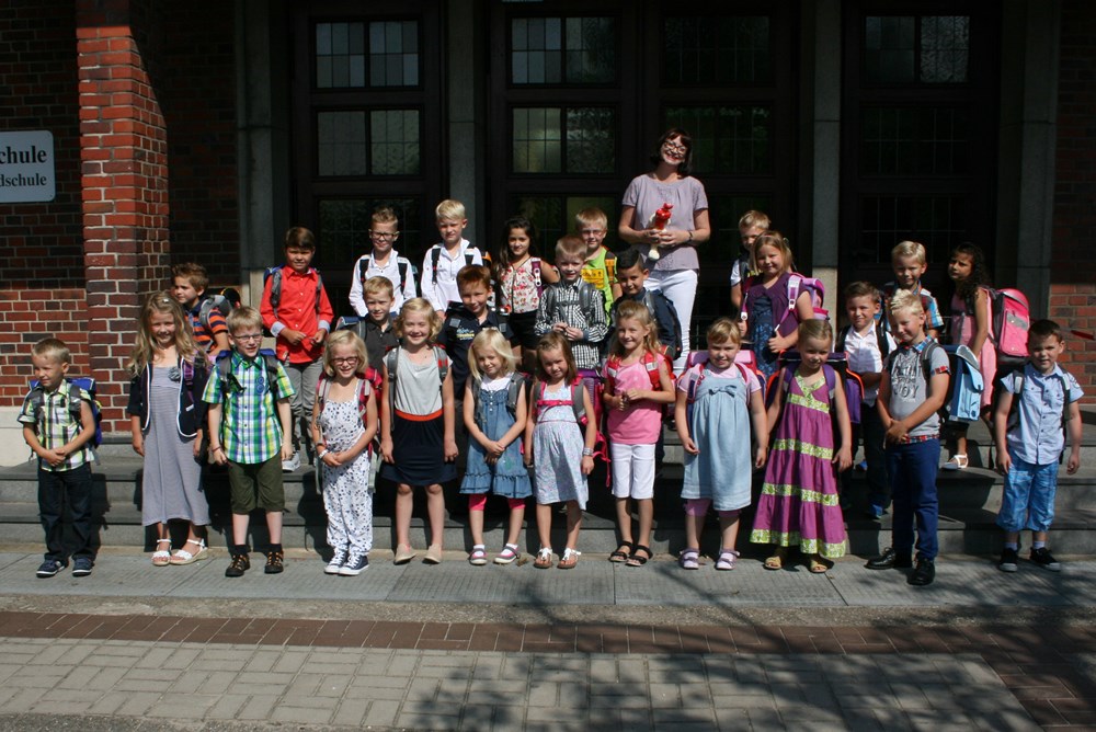 Klasse 1a; Klassenlehrerin: Karin Heuermann-Spittler