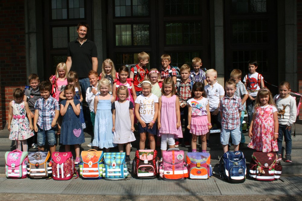 Klasse 1b; Klassenlehrer: Matthias Fabian