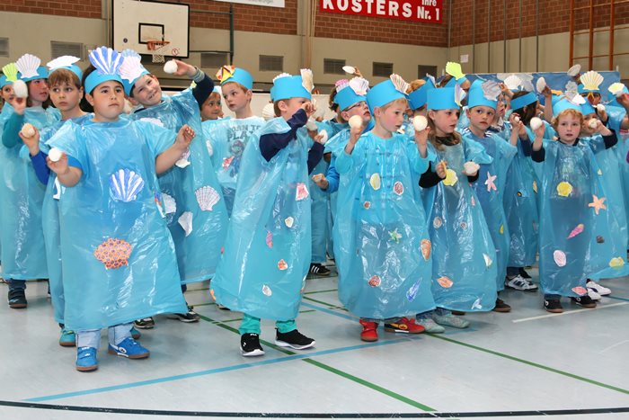 Die Muscheln tanzten zum Abschied.