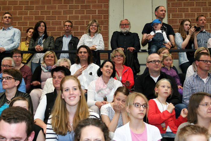 Auch der ehemalige Konrektor Karl-Heinz Rocks besuchte die Vorführung.