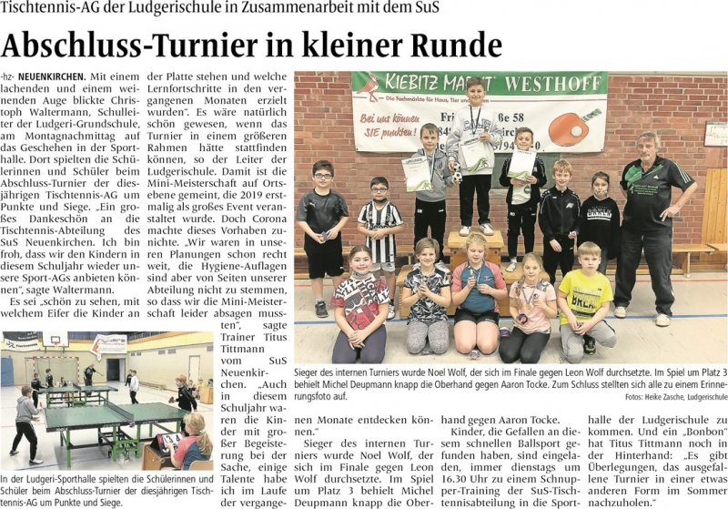 Tischtennis 24.01.2022