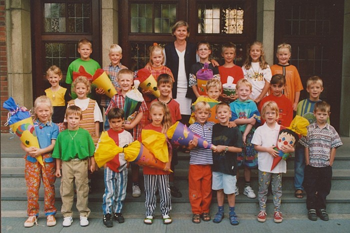 1997 Klasse 1a - Klassenlehrerin Agnes Allroggen