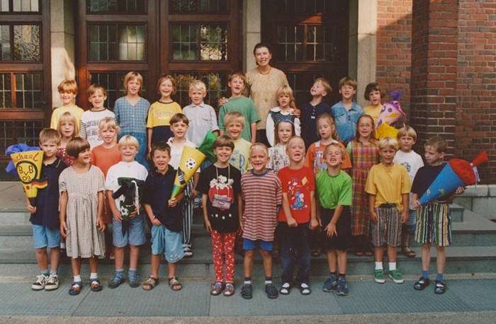 1997 Klasse 1c - Klassenlehrerin Ulla te Heesen