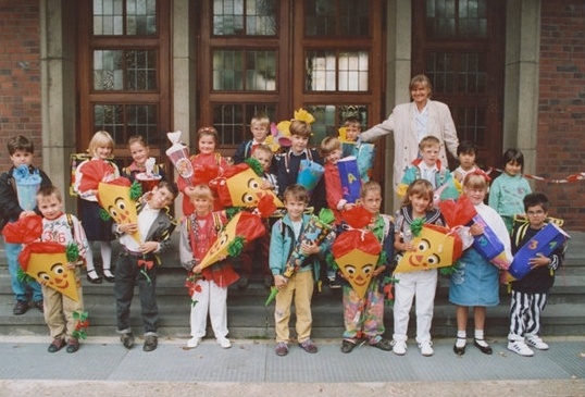 Klasse 1a - Klassenlehrerin Agnes Allroggen